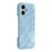 For iPhone 17 Magnetic Case Denim Cloth Texture Leather + PC Shockproof Phone Cover - Baby Blue - 1