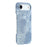 For iPhone Air Magnetic Case Denim Cloth Texture Leather + PC Shockproof Phone Cover - Grey Blue - 1