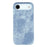 For iPhone Air Magnetic Case Denim Cloth Texture Leather + PC Shockproof Phone Cover - Grey Blue - 3