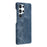 For Samsung Galaxy S25 Ultra Magnetic Case Denim Cloth Texture Leather + PC Shockproof Phone Cover - Dark Blue - 1