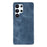 For Samsung Galaxy S25 Ultra Magnetic Case Denim Cloth Texture Leather + PC Shockproof Phone Cover - Dark Blue - 3