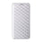 For T-Mobile REVVL 8  /  T Phone 3 Case Wallet Rhombus Imprinted Leather Phone Cover - Silver - 6