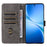 For vivo V60 Lite 4G  /  5G Case Wallet RFID Blocking PU Leather Phone Cover Stand with Strap - Black - 2