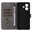 For vivo V60 Lite 4G  /  5G Case Wallet RFID Blocking PU Leather Phone Cover Stand with Strap - Black - 3