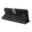 For vivo V60 Lite 4G  /  5G Case Wallet RFID Blocking PU Leather Phone Cover Stand with Strap - Black - 5
