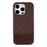 For iPhone 15 Pro Max Case PU Leather + PC Splicing Anti-Slip Phone Cover - Dark Brown - 3