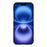 For iPhone 17 Case PU Leather + PC Splicing Anti-Slip Phone Cover - Baby Blue - 2