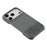 For iPhone 18 Pro / 17 Pro Case PU Leather + PC Splicing Anti-Slip Phone Cover - Grey - 4