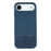 For iPhone Air Case PU Leather + PC Splicing Anti-Slip Phone Cover - Blue - 3
