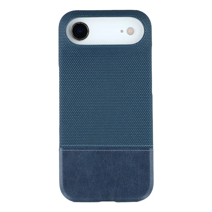 For iPhone Air Case PU Leather + PC Splicing Anti-Slip Phone Cover - Blue - 3