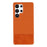 For Samsung Galaxy S25 Ultra Case PU Leather + PC Splicing Anti-Slip Phone Cover - Brown - 3