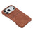 For iPhone 18 Pro / 17 Pro Case Skin-Touch Leather + PC Phone Cover with Card Slot - Brown - 4