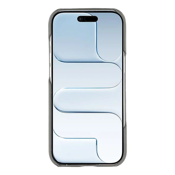 For iPhone Air Case Skin-Touch Leather + PC Phone Cover with Card Slot - Grey - 2
