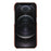 For iPhone 12 Pro Max Case Skin-Touch Leather + PC Phone Cover with Card Slot - Brown - 2