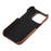 For iPhone 12 Pro Max Case Skin-Touch Leather + PC Phone Cover with Card Slot - Brown - 6