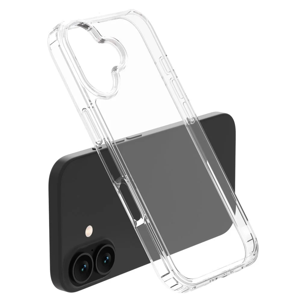 LEREACH TOC Series for iPhone 17 Case TPU + Acrylic Phone Cover - Transparent - 1