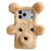 For iPhone 17 Pro Case 3D Bear Faux Fur Fluffy Inner TPU Phone Cover - Yellow - 1