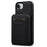 LC.IMEEKE L6 For iPhone 17e / 16e Magnetic Case Detachable Zipper Wallet Leather Coated PC + TPU Phone Cover - Black - 2