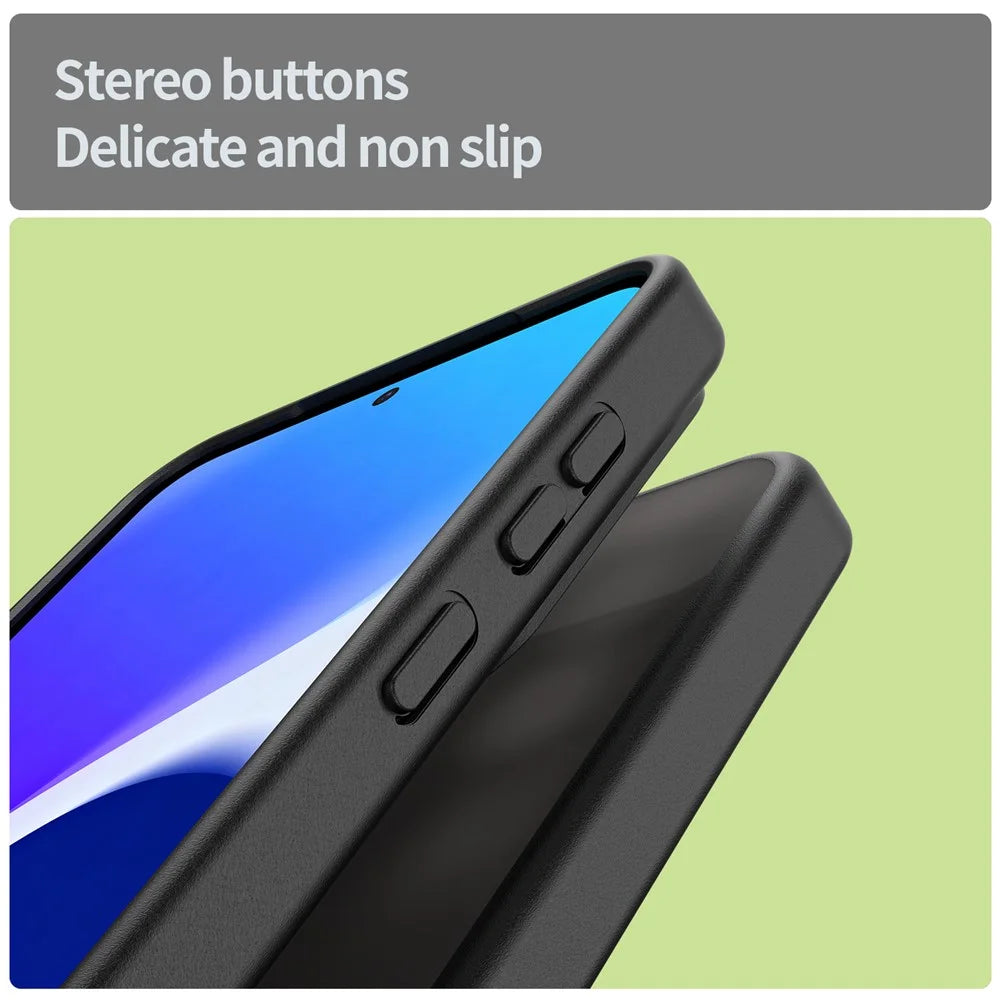 For Samsung Galaxy S25  /  S24 Case Skin Touch Matte Anti Drop TPU PC Phone Back Cover - Black - 5