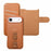 CASENEO For iPhone Air Magnetic Case RFID Blocking Wallet Detachable Leather Phone Cover with Wristband - Brown - 3