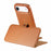 CASENEO For iPhone Air Magnetic Case RFID Blocking Wallet Detachable Leather Phone Cover with Wristband - Brown - 5