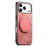 For iPhone 17 Pro Max Phone Case with Rotating Kickstand Stress Relief Retro Leather Back Cover - Pink - 2