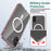 For iPhone 16 Plus Case Compatible with MagSafe PC + TPU Clear Phone Cover with Tempered Glass Screen Protector - Pink - 3