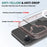 For iPhone 16 Plus Case Compatible with MagSafe PC + TPU Clear Phone Cover with Tempered Glass Screen Protector - Pink - 4