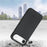For iPhone Air Case Carbon Fiber Texture PU Leather + PC + TPU Phone Cover - Black - 3