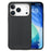 For iPhone 17 Pro Max Case Carbon Fiber Texture PU Leather + PC + TPU Phone Cover - Black - 1