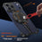 For iPhone 17 Pro Magnetic Case Aluminum Alloy Framless Phone Cover with Kickstand / Lens Protector - Orange - 6