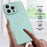 For iPhone 16 Pro Max Magnetic Case PC + TPU Phone Cover with Tempered Glass Screen Film - Blue - 6