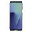 For Samsung Galaxy Z Flip7 5G Case Down Jacket PU Leather + PC Shockproof Phone Cover - Black - 2