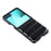 For Samsung Galaxy Z Flip7 5G Case Down Jacket PU Leather + PC Shockproof Phone Cover - Black - 6