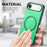 For iPhone Air Leather Back Case Compatible with MagSafe Skin-touch Phone Cover - Pink - 5