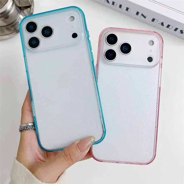 For iPhone 18 Pro / 17 Pro Case 3 in 1 Clear Shockproof TPU PC Phone Back Cover - Green - 6