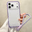 For iPhone 18 Pro Max / 17 Pro Max Case 3 in 1 Clear Shockproof TPU PC Phone Back Cover with Wrist Strap - Purple - 1