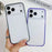 For iPhone 18 Pro Max / 17 Pro Max Case 3 in 1 Clear Shockproof TPU PC Phone Back Cover with Wrist Strap - Purple - 7