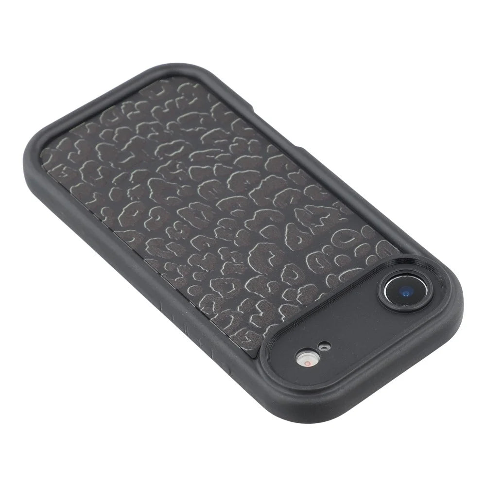 For iPhone Air Case Leopard Print TPU Shockproof Phone Cover - Black - 5