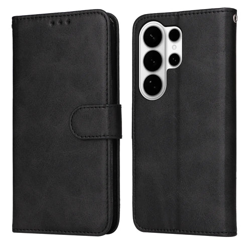 For Samsung Galaxy S26 Ultra Case Wallet PU Leather Folio Flip Phone Cover - Black - 1