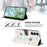 For Samsung Galaxy S26 Case Pattern Print PU Leather Wallet Phone Cover with Wrist Strap - Colored Flowers - 2