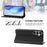 For Samsung Galaxy S26 Leather Case RINACASIS RC01 Phone Cover with RFID Blocking Wallet Stand - Black - 4