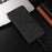 For Samsung Galaxy S26 Ultra Wallet Case Leather Phone Cover Stand with Curved Line Design -  Black - 4