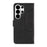 For Samsung Galaxy S26 Ultra Wallet Case Leather Phone Cover Stand with Curved Line Design -  Black - 7
