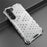 Phone Case for Samsung Galaxy S23 Shockproof Case Honeycomb Textured TPU + PC Phone Cover - Grey - 5