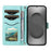 For Samsung Galaxy S26 Ultra Wallet Case Rhombus Leather Phone Cover with Strap - Green - 2