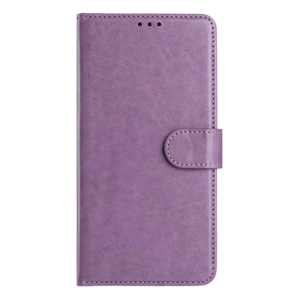 For Google Pixel 8 Pro Wallet Phone Case Stand PU Leather Folio Flip Cover with 8 Card Slot - Purple - 3