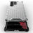 Shockproof Case for Samsung Galaxy S23 Ultra Honeycomb Textured Phone Case TPU + PC Protective Cover - Grey - 4