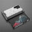 Shockproof Case for Samsung Galaxy S23 Ultra Honeycomb Textured Phone Case TPU + PC Protective Cover - Grey - 6