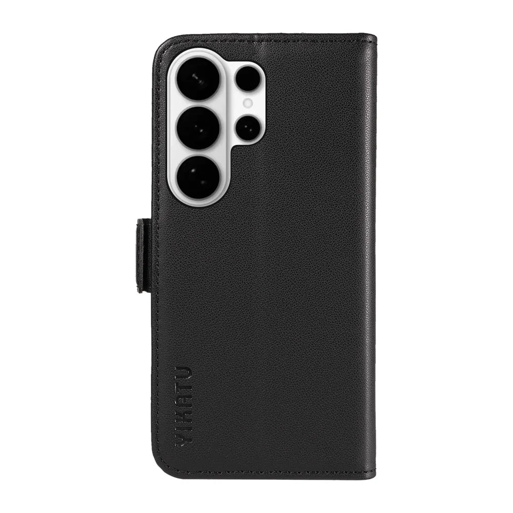 YIKATU For Samsung Galaxy S26 Ultra Wallet Phone Case  YK-003 Leather Stand Cover -  Black - 7